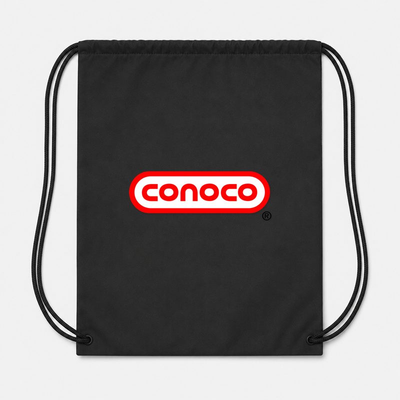 Conoco Drawstring Bag - Black