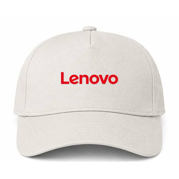 Lenovo Logo Beige Dad Baseball Cap Hat