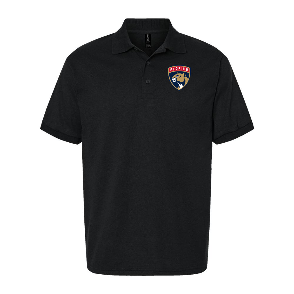 Men's Florida Panthers Dry Blend Polo - Black
