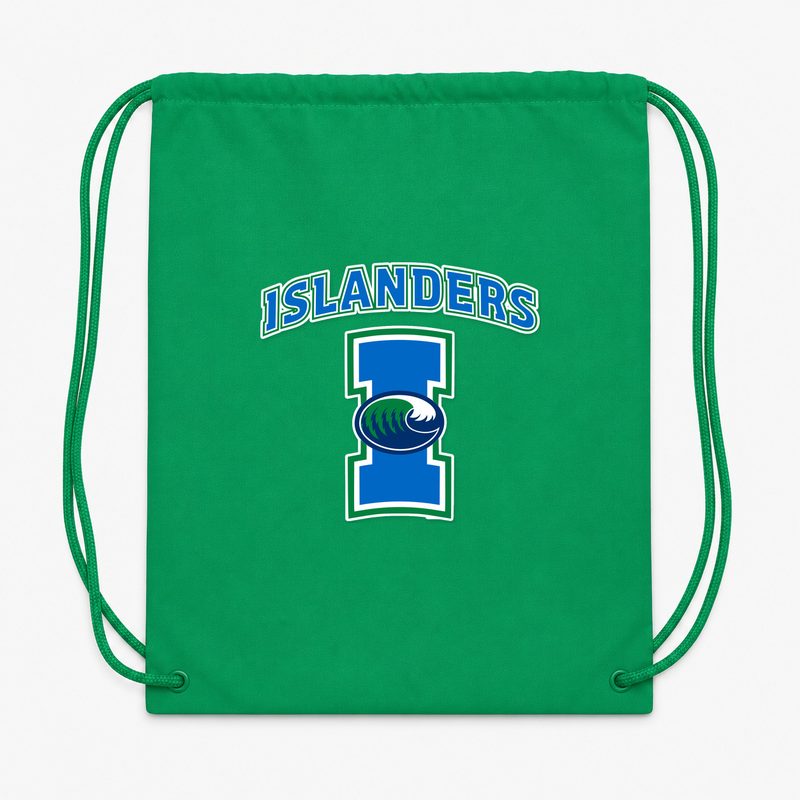 Texas AM CC Islanders Drawstring Bag - Green