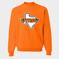 Men's UTRGV Vaqueros Crewneck Sweatshirt - Orange