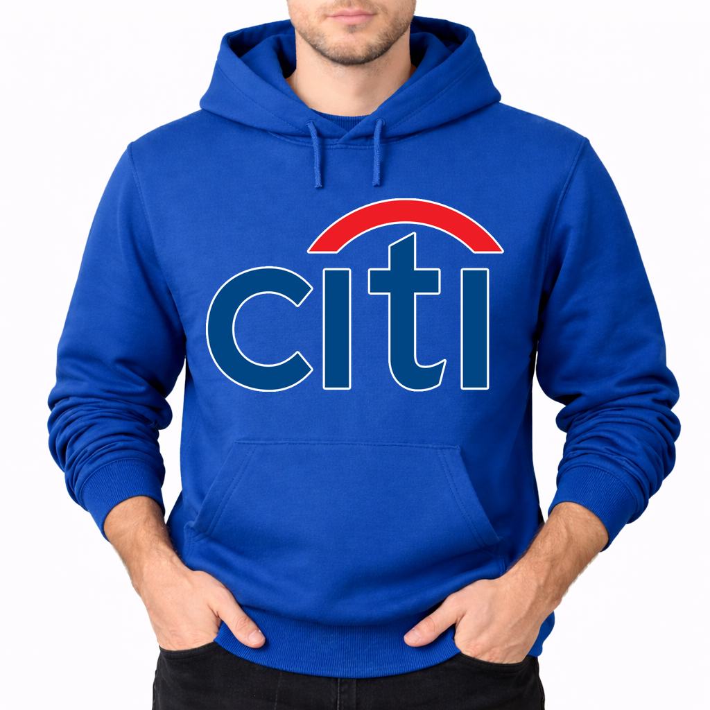 Men's Citi Bank Pullover Hoodie - Blue