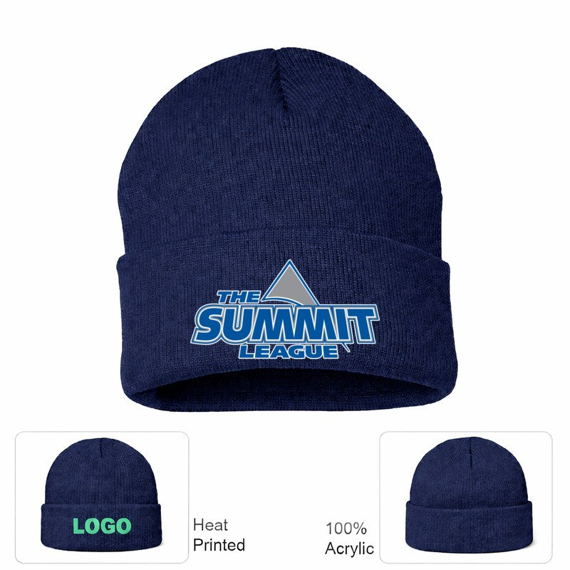 The Summit League Navy Beanie Hat