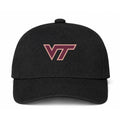 Virginia Tech Hokies Logo Black Dad Baseball Cap Hat