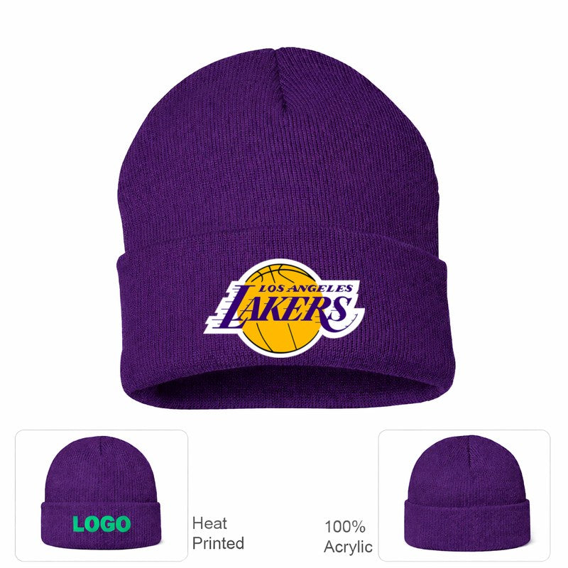 NBA Los Angeles Lakers Beanie Hat - Purple