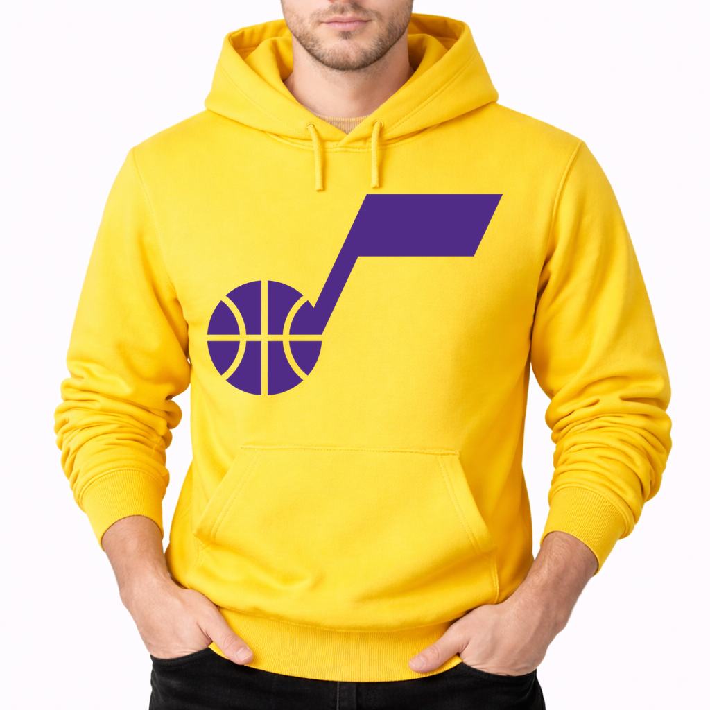 Men's Utah Jazz Pullover Hoodie - Yellow