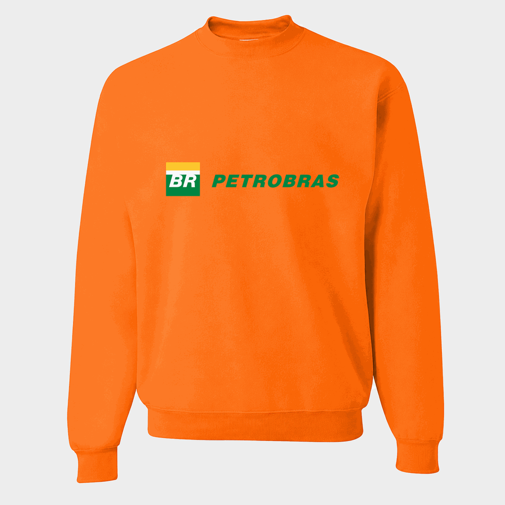 Men's Petrobras Crewneck Sweatshirt - Orange
