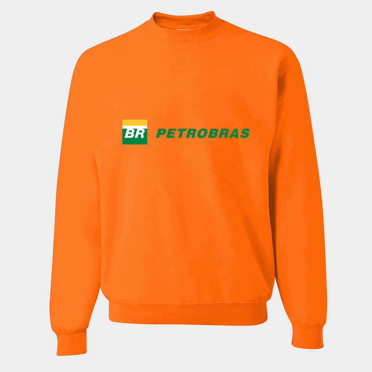Men's Petrobras Crewneck Sweatshirt - Orange
