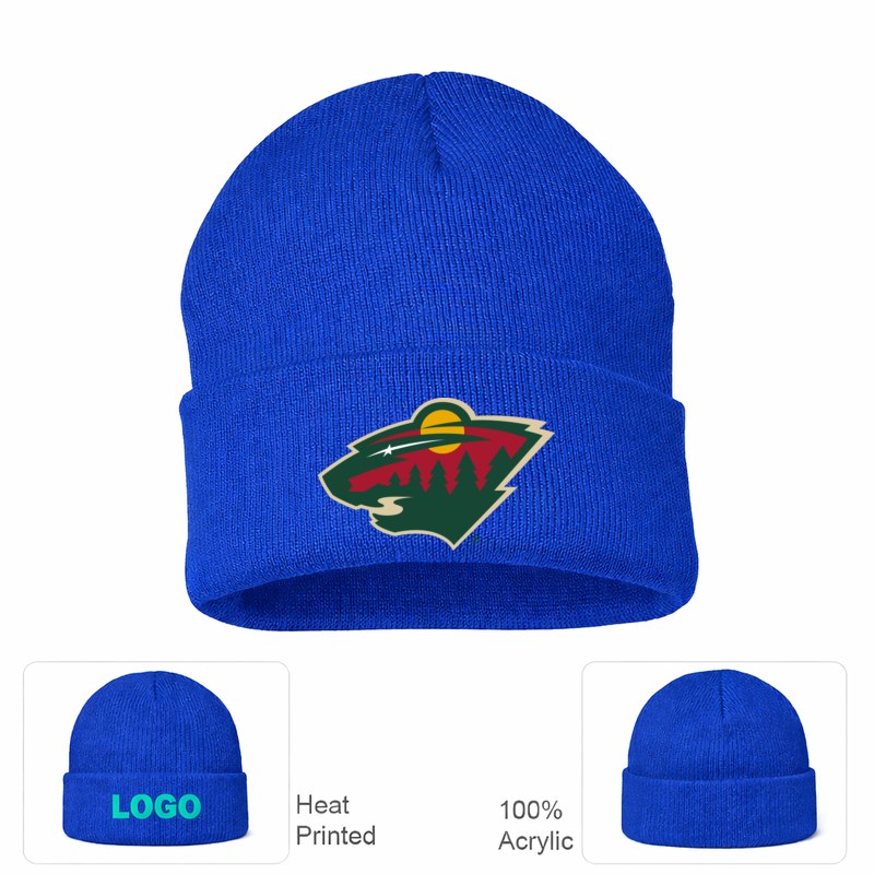 Minnesota Wild Royal Blue Beanie Hat
