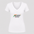 Women's Sahara Force India Formula One Team V Neck T-Shirt in white