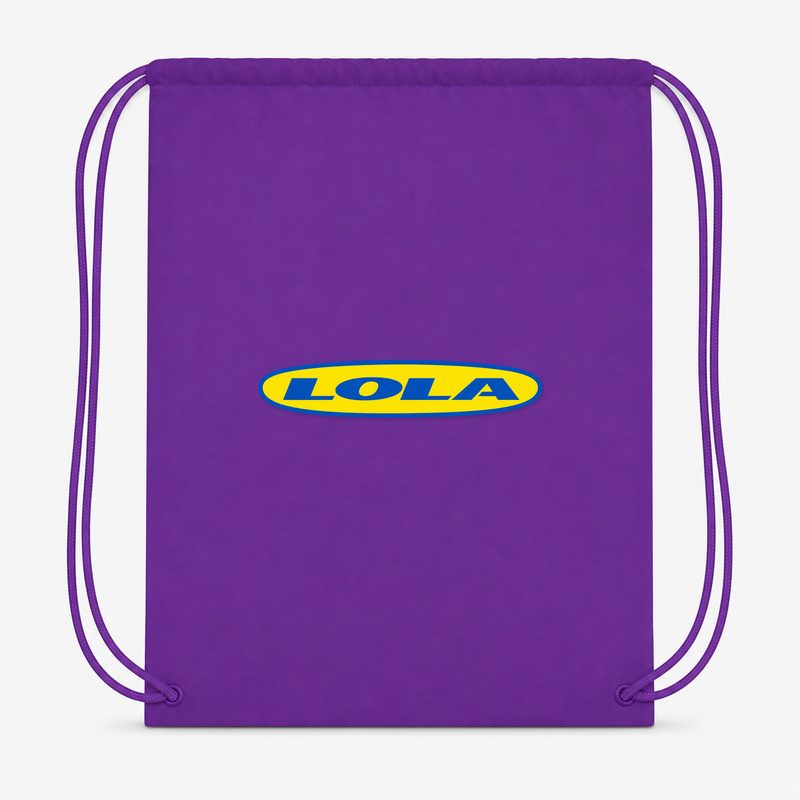 Lola Drawstring Bag - Purple