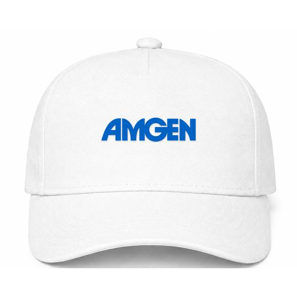 Amgen Logo White Dad Baseball Cap Hat