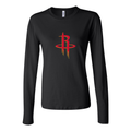 Women's Houston Rockets Long Sleeve T-Shirt - Black