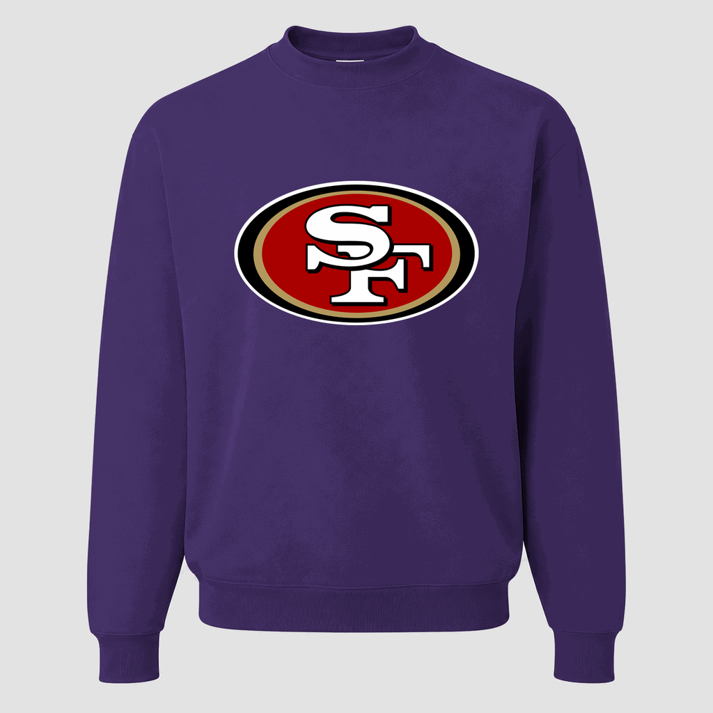 Men's San Francisco 49ers Crewneck Sweatshirt - Purple