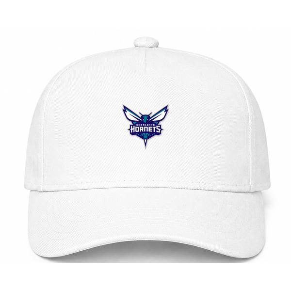 Charlotte Hornets NBA Logo White Dad Baseball Cap Hat