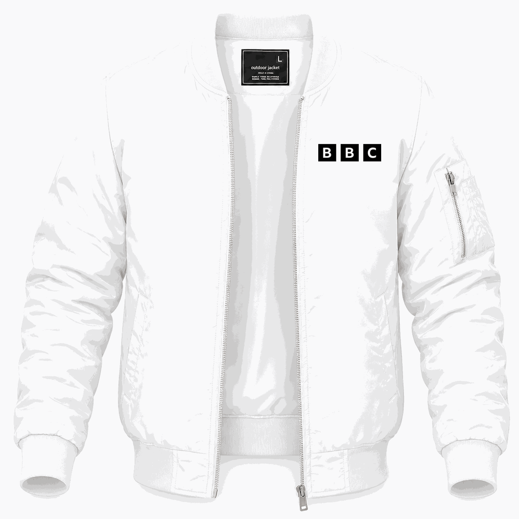 Men's BBC Lightweight Bomber Jacket - White