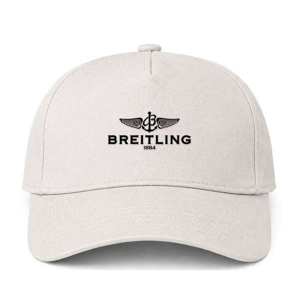 Breitling Logo Beige Dad Baseball Cap Hat