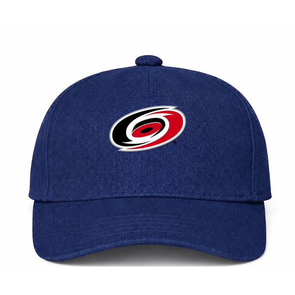 Carolina Hurricanes NHL Logo Navy Dad Baseball Cap Hat