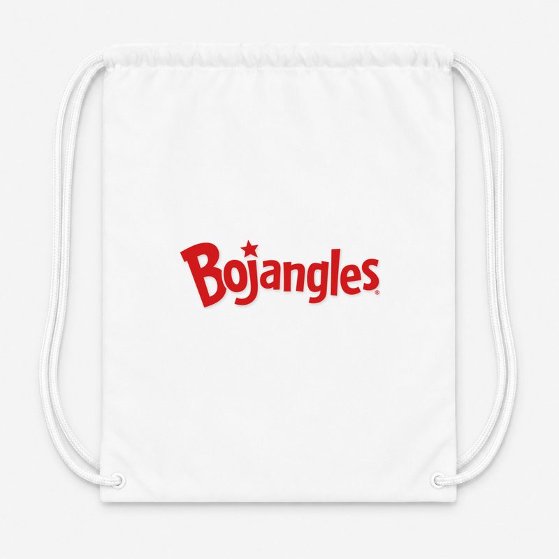 Bojangles Masterbrandmark 1c Pms 1 Drawstring Bag - White