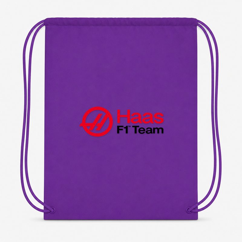 Haas F1 Team Drawstring Bag - Purple