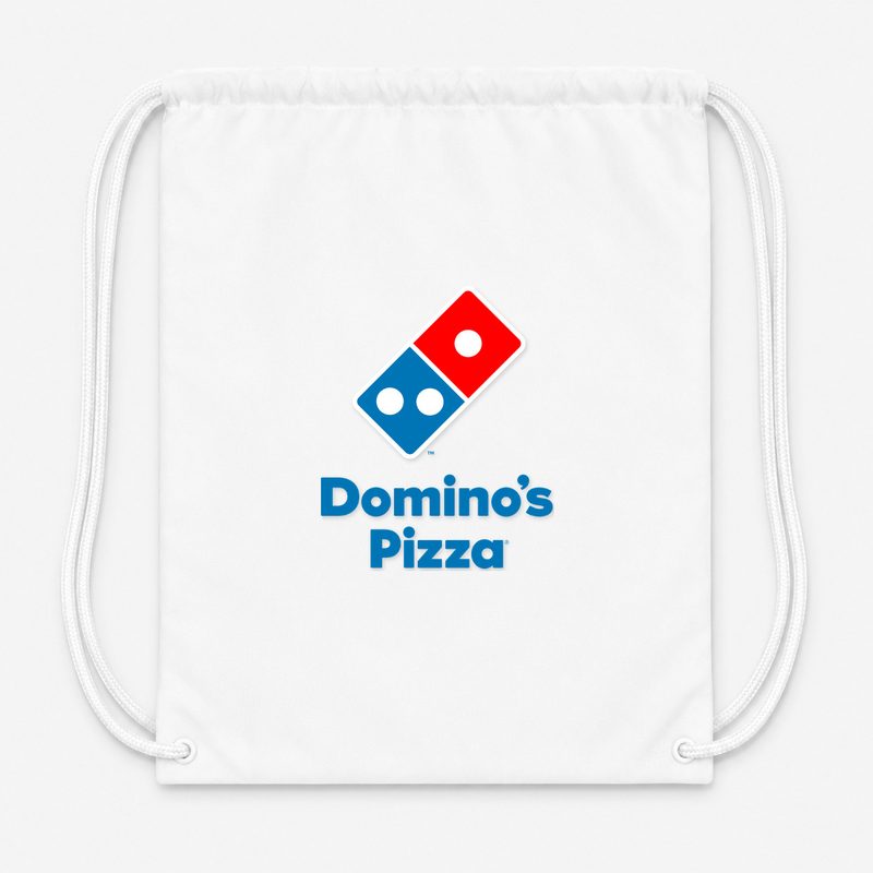 Domino's Pizza Drawstring Bag - White