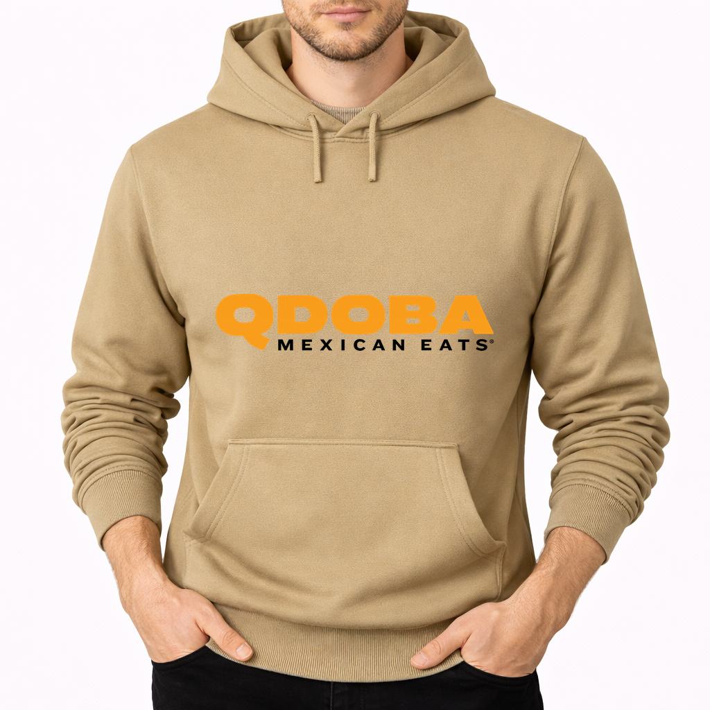 Men's Qdoba Pullover Hoodie - Tan