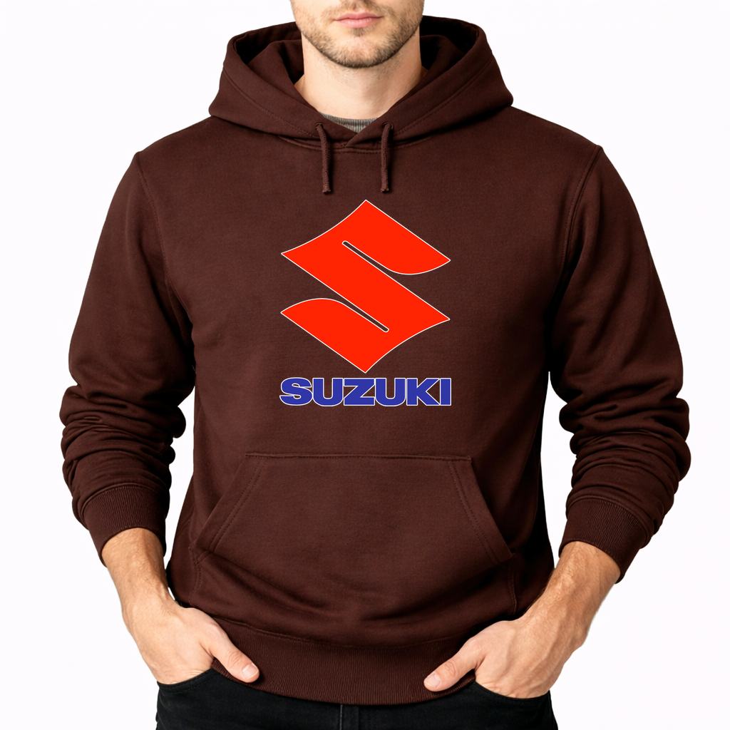 Men's Suzuki Pullover Hoodie - Brown