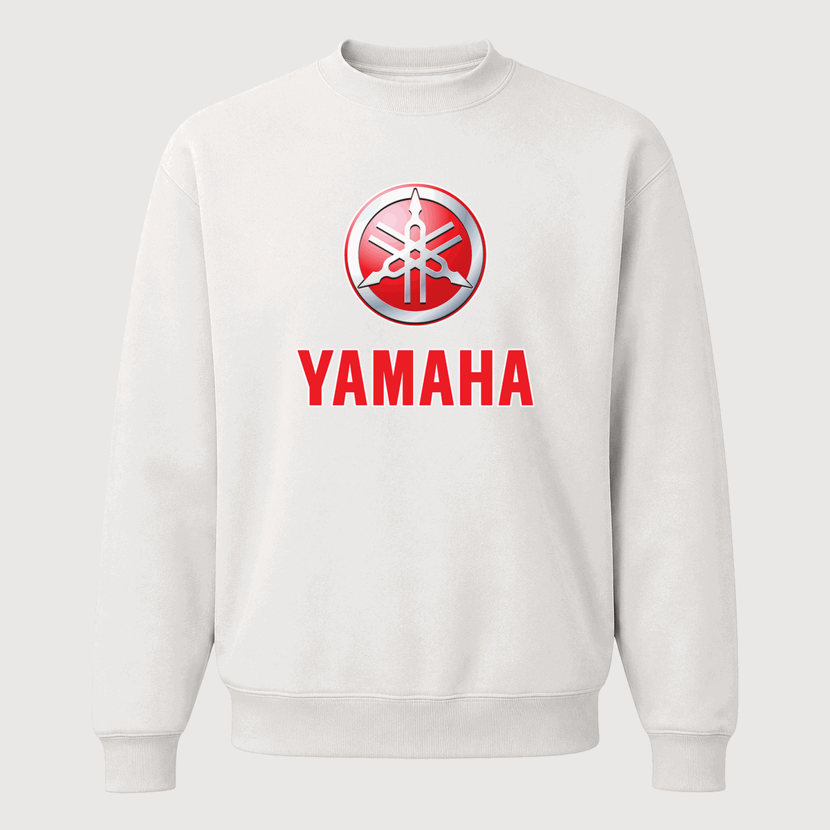 Men's Yamaha Crewneck Sweatshirt - White