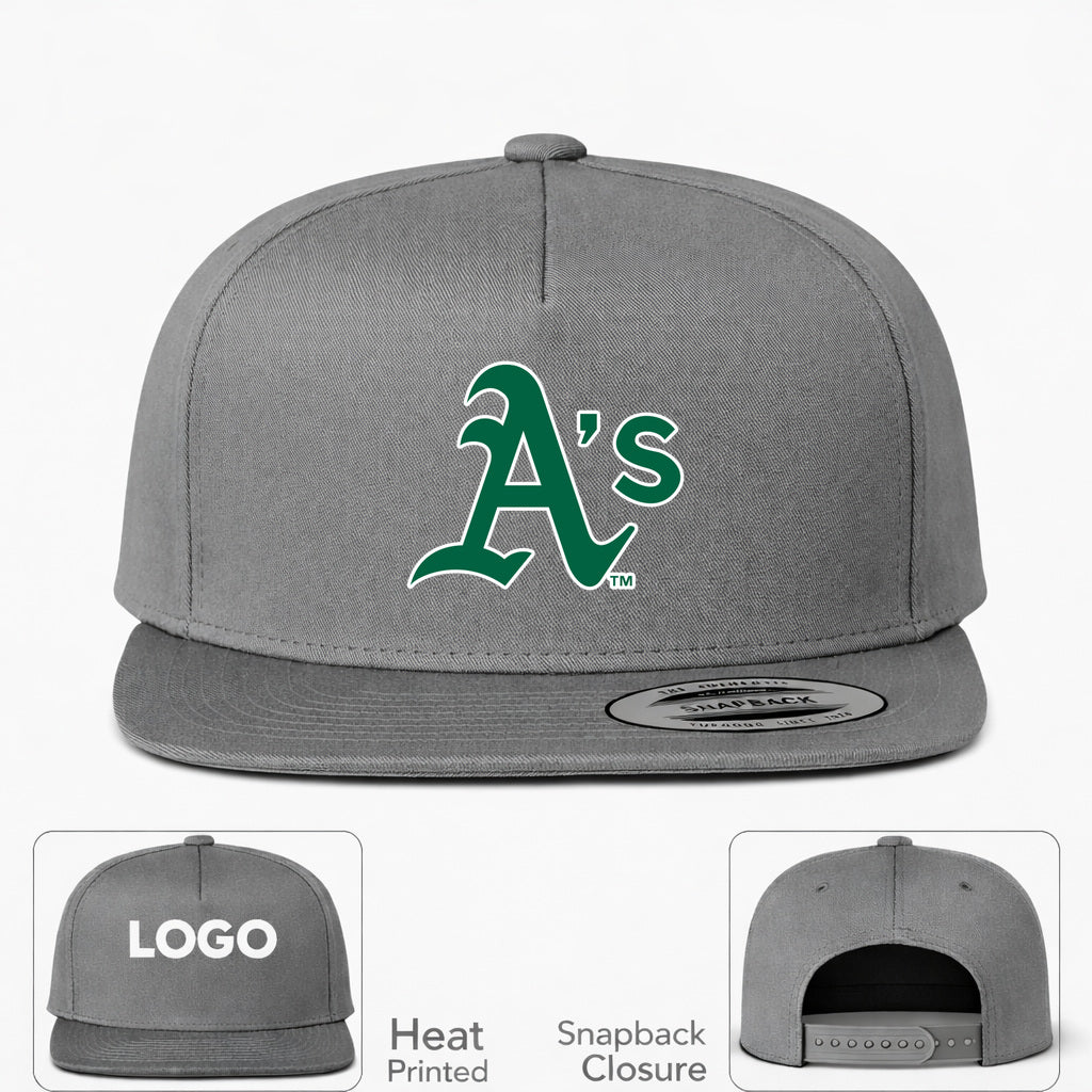 MLB Oakland Athletics Snapback Hat - Gray