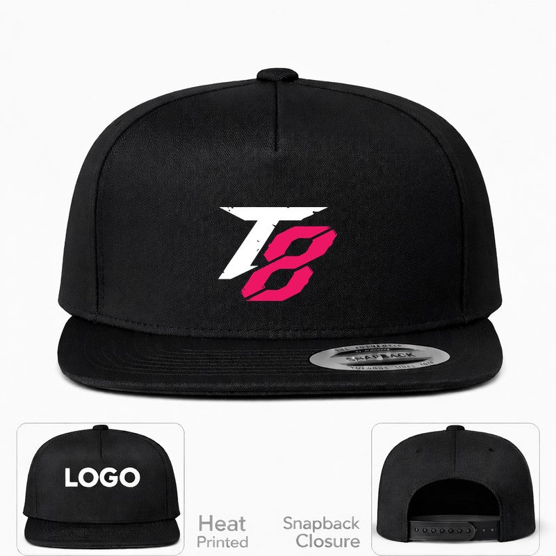 Tekken 8 White Logo Snapback Hat