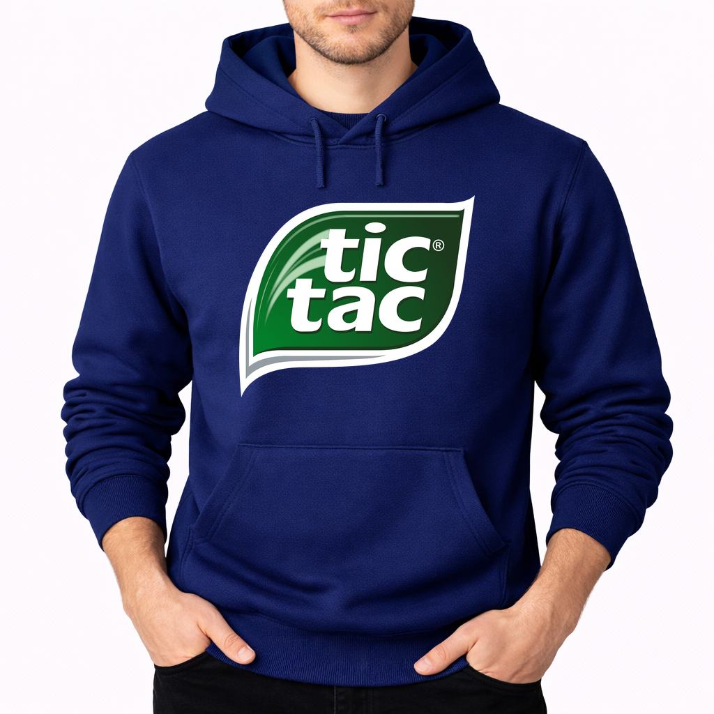 Men's Tic Tac Pullover Hoodie - Navy