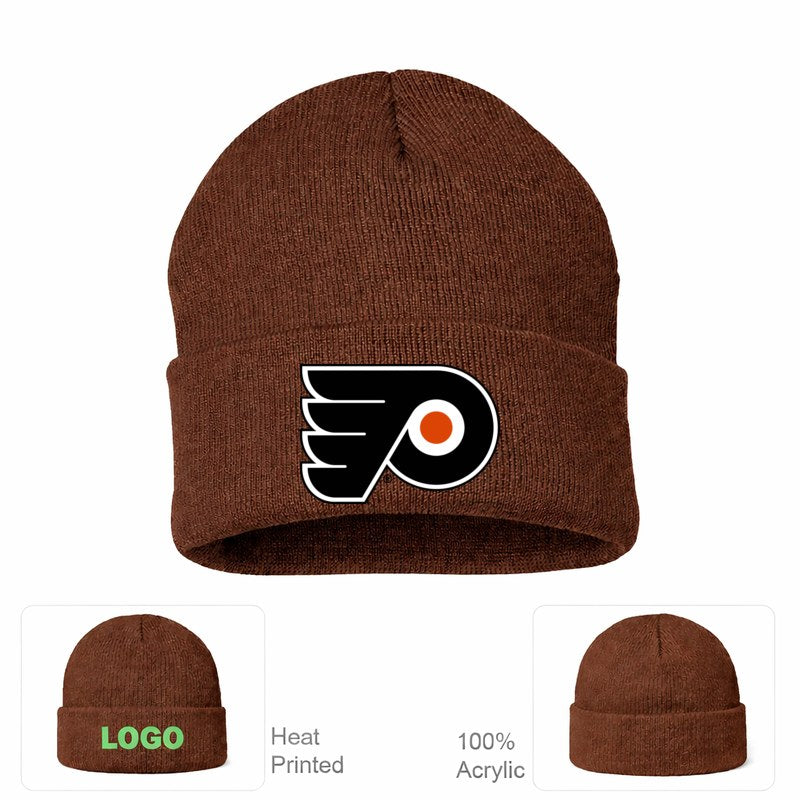 Philadelphia Flyers Brown Beanie Hat