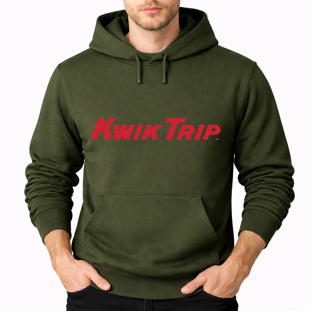 Men's Kwik Trip Pullover Hoodie - Army Green