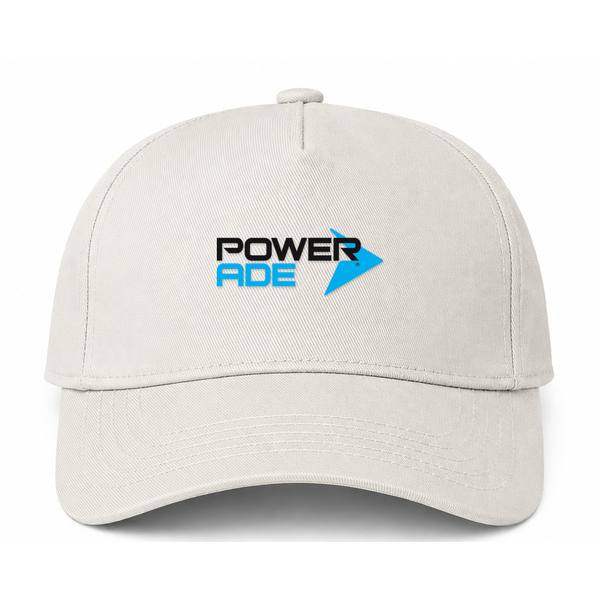 Powerade Logo Beige Dad Baseball Cap Hat