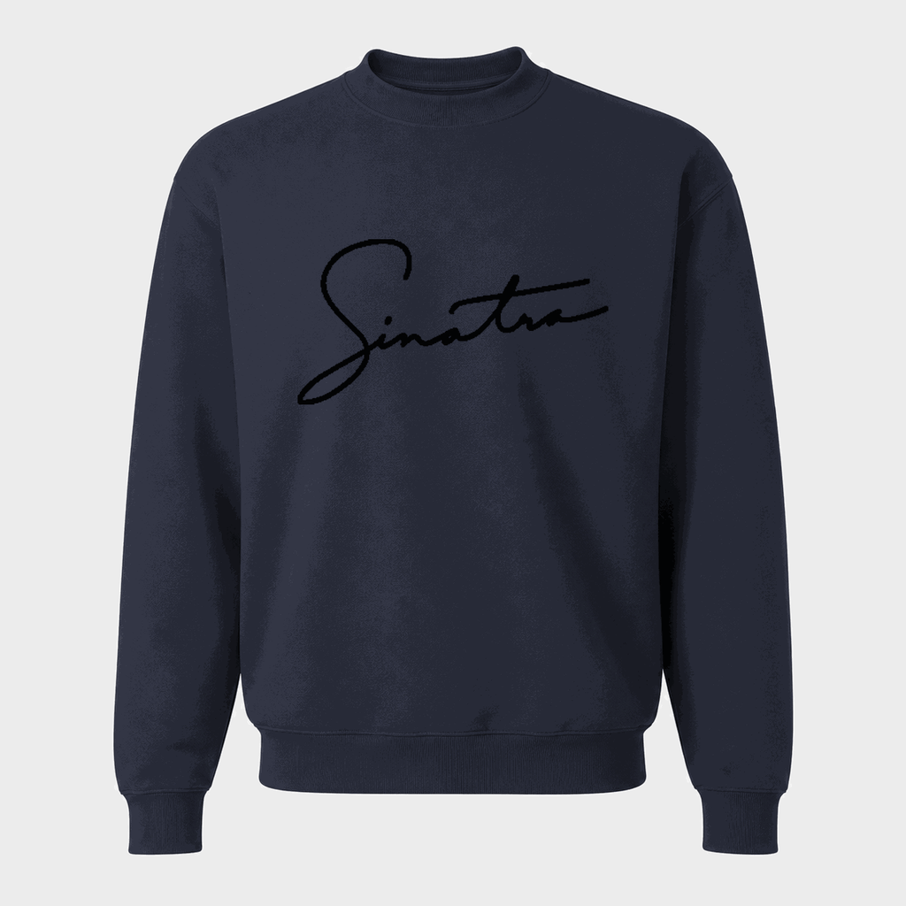 Men's Frank Sinatra Crewneck Sweatshirt - Navy