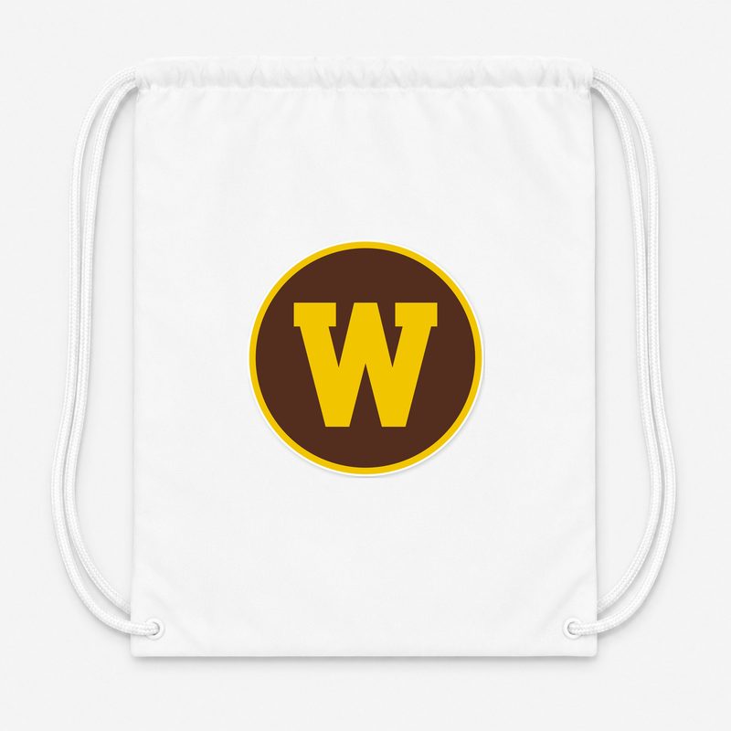 Western Michigan Broncos Drawstring Bag - White