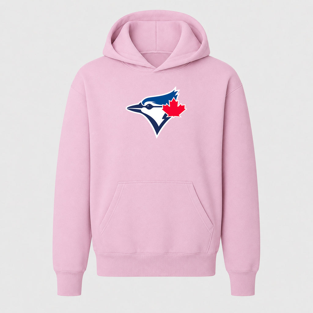 Youth Toronto Blue Jays Pullover Hoodie - Light Pink