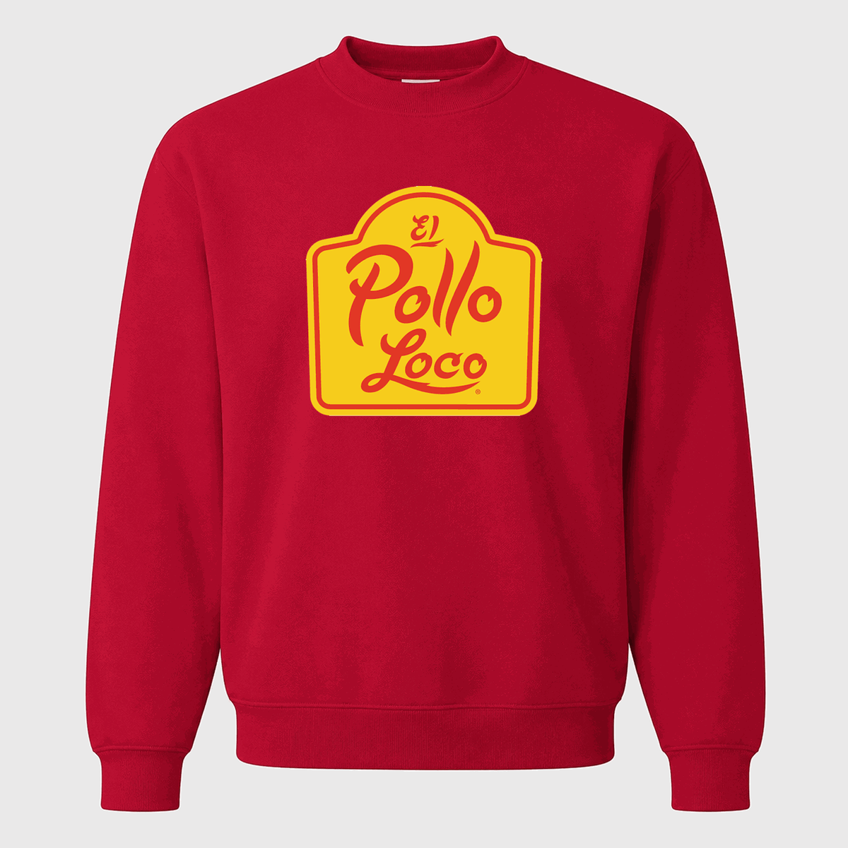Men's El Pollo Loco Crewneck Sweatshirt - Red
