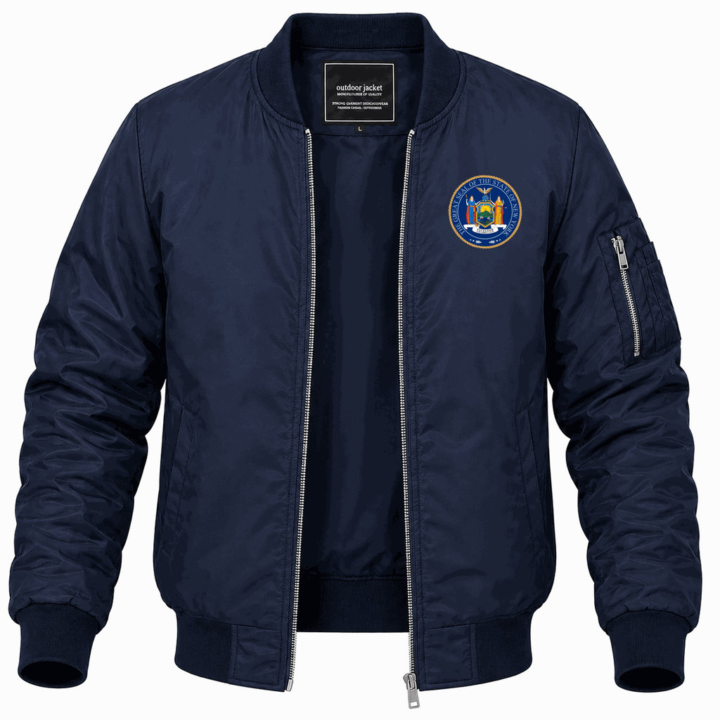 Men's New York Lightweight Bomber Jacket - Navy