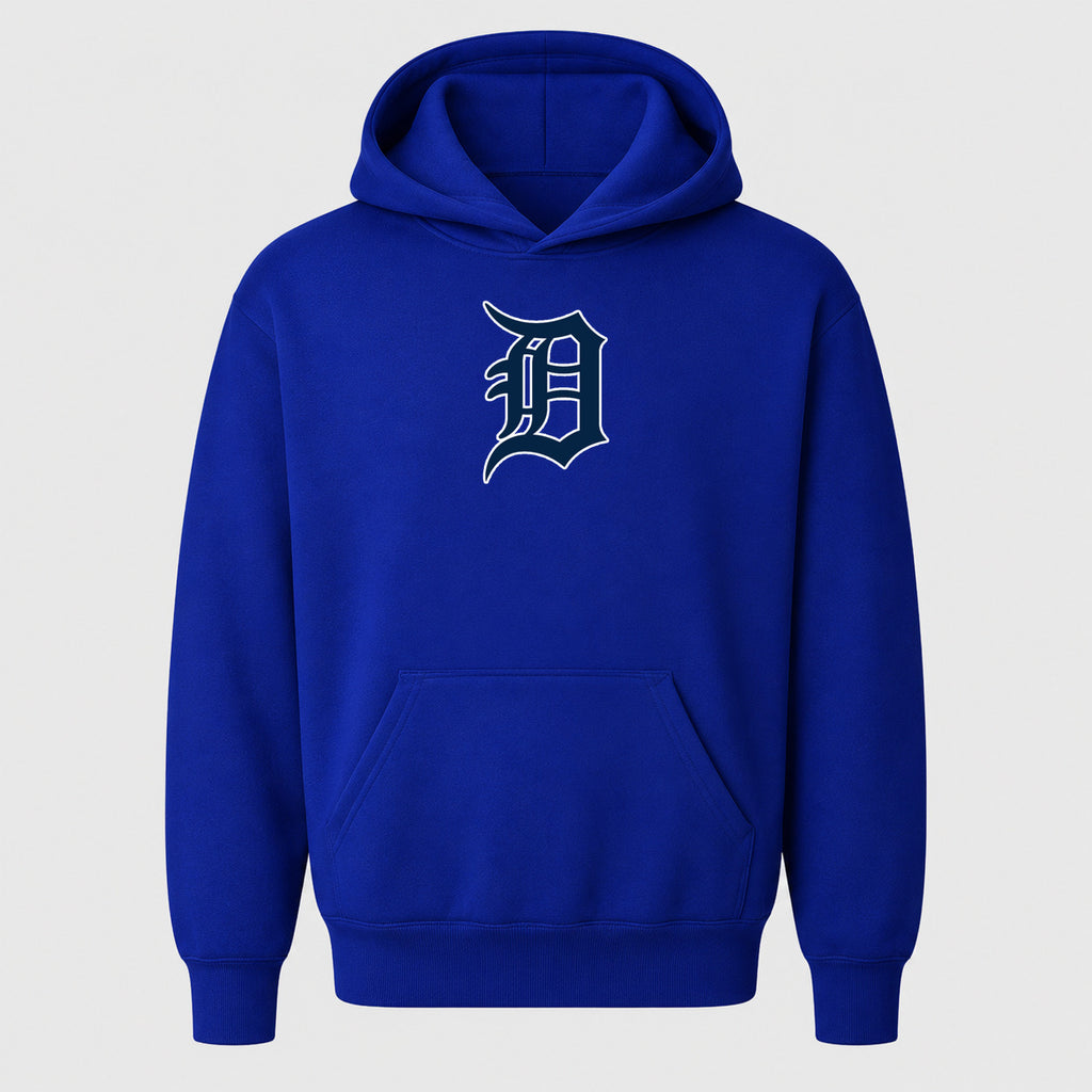 Youth Detroit Tigers Pullover Hoodie - Royal Blue