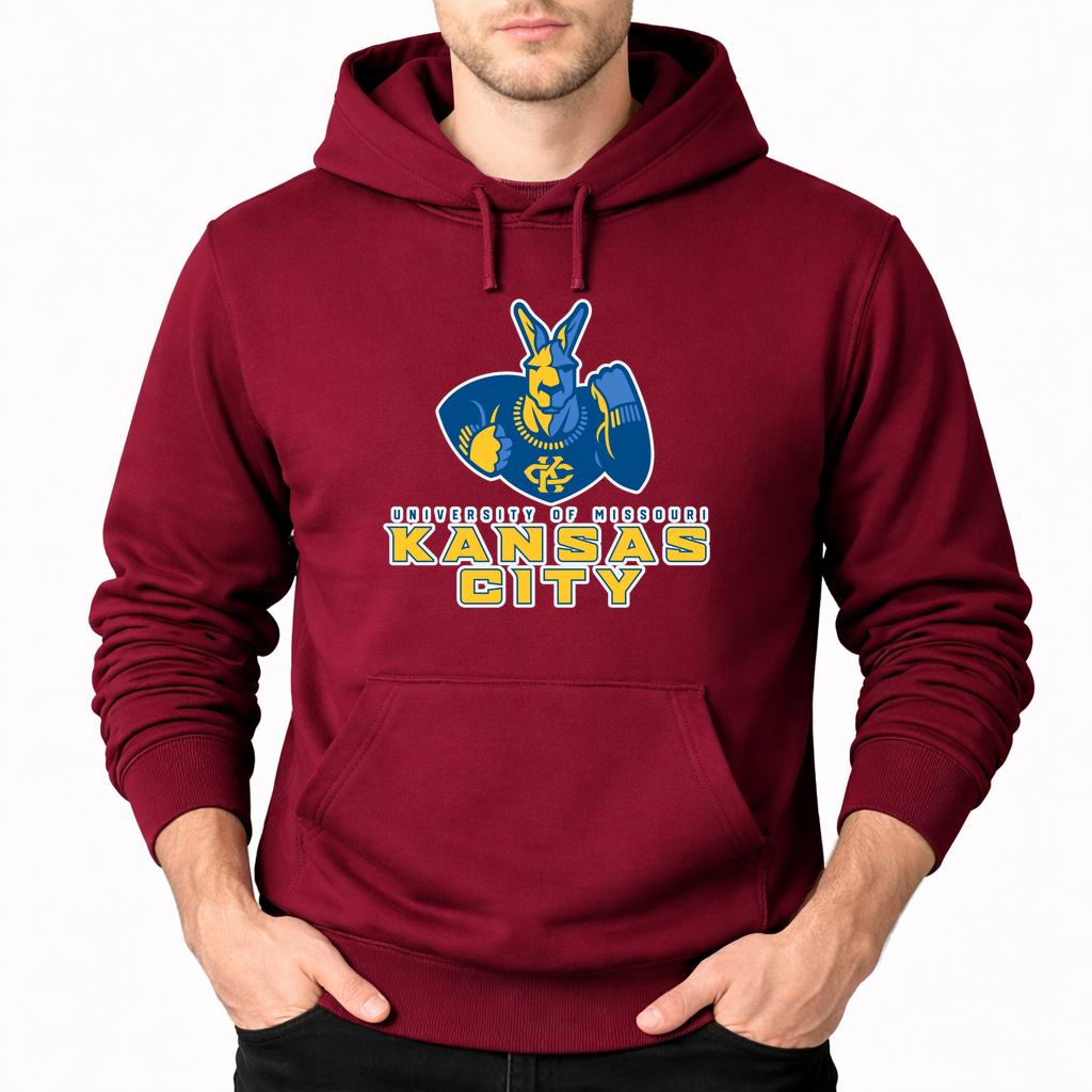 Men's UMKC Kangaroos Pullover Hoodie - Burgundy