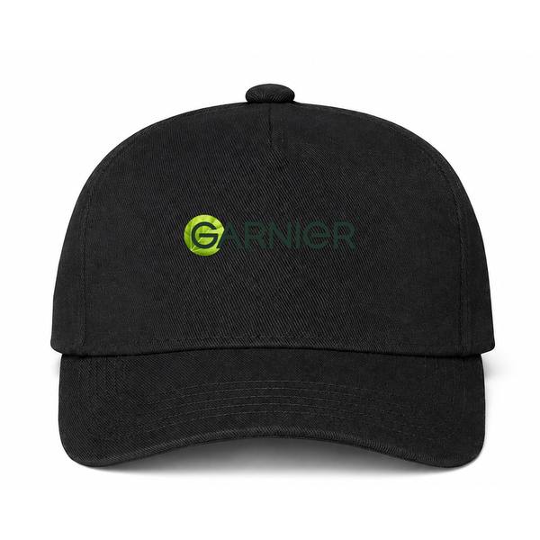 Garnier Logo Black Dad Baseball Cap Hat
