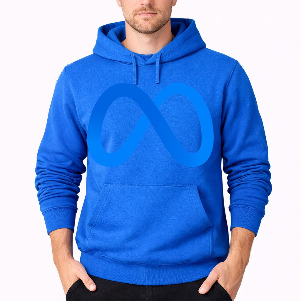 Men's Meta Pullover Hoodie - Azure