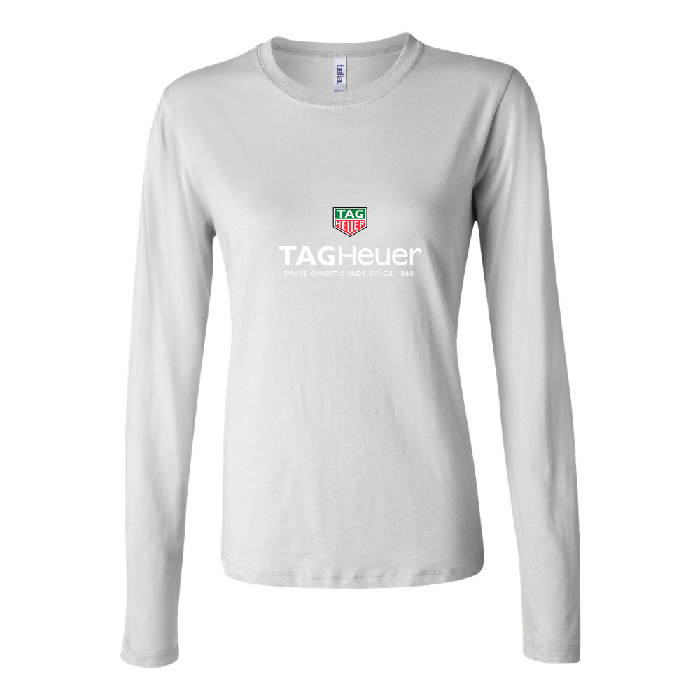 Women's TAG Heuer Logo white Long Sleeve T-Shirt - White