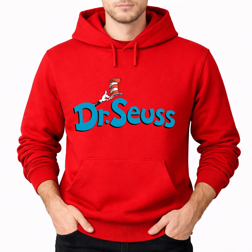 Men's Dr. Seuss Pullover Hoodie - Red