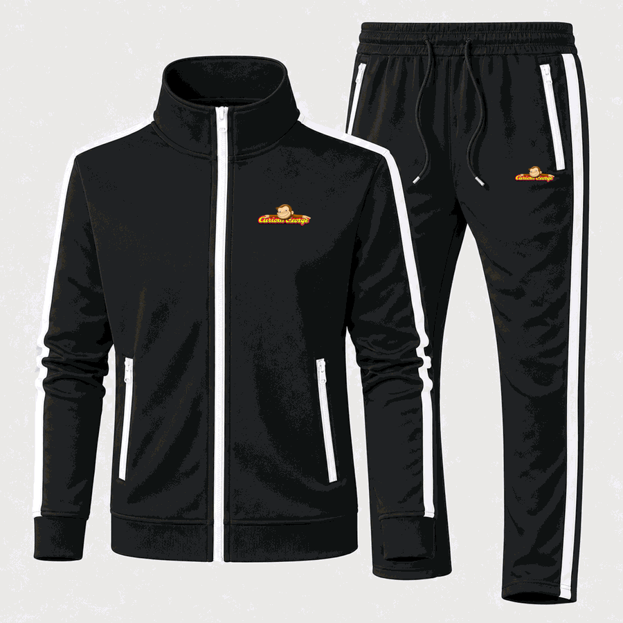 Curious George PNG3 tracksuit in Black