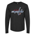 Men's Washington Capitals Long sleeves Cotton Blend T-Shirt - Black