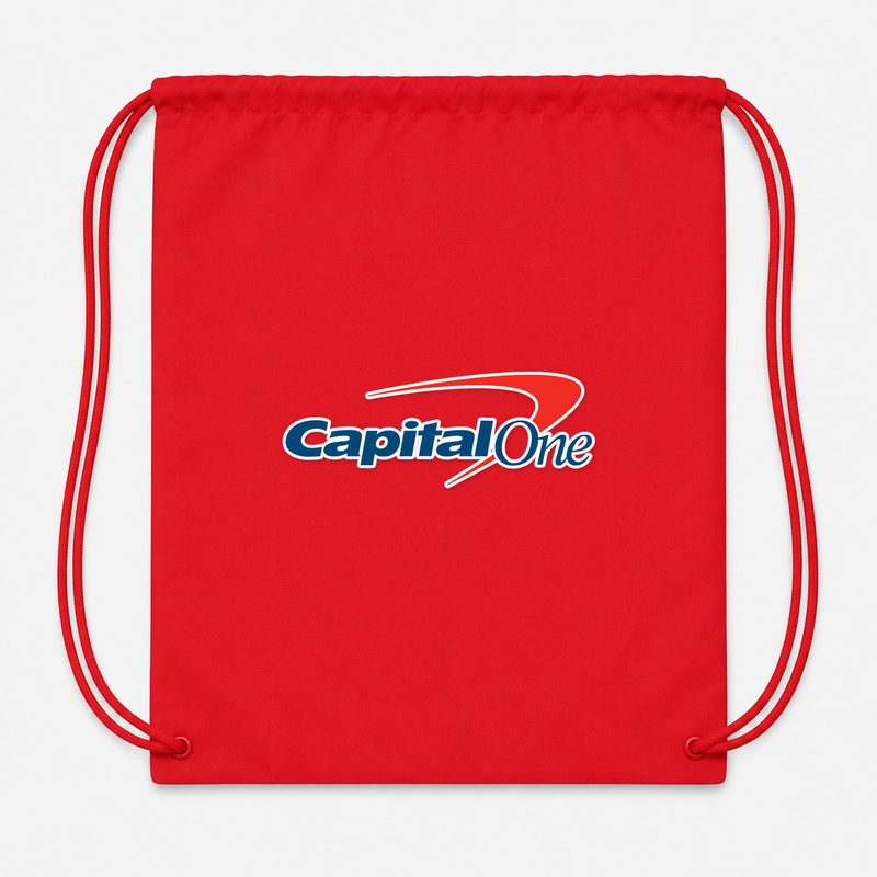 Capital One Drawstring Bag - Red