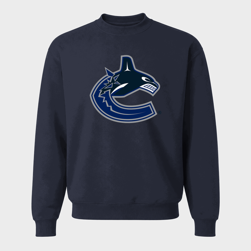 Men's Vancouver Canucks Crewneck Sweatshirt - Navy