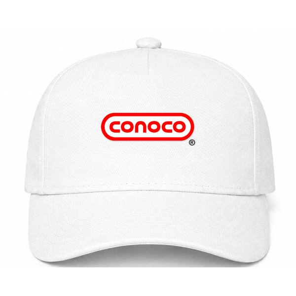 Conoco Logo White Dad Baseball Cap Hat